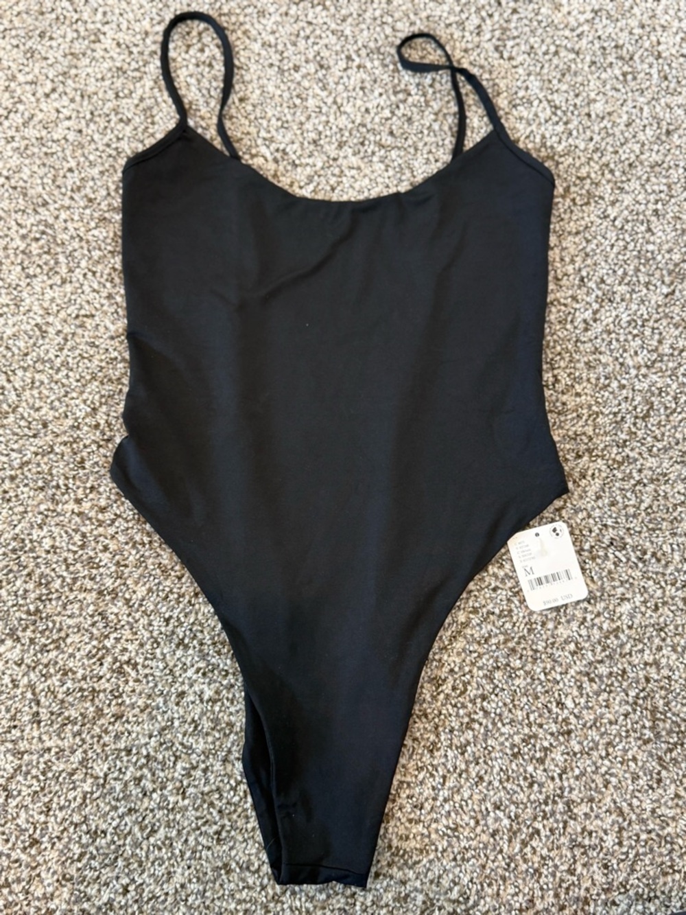 Free People Classic Black One-Piece Swimsuit